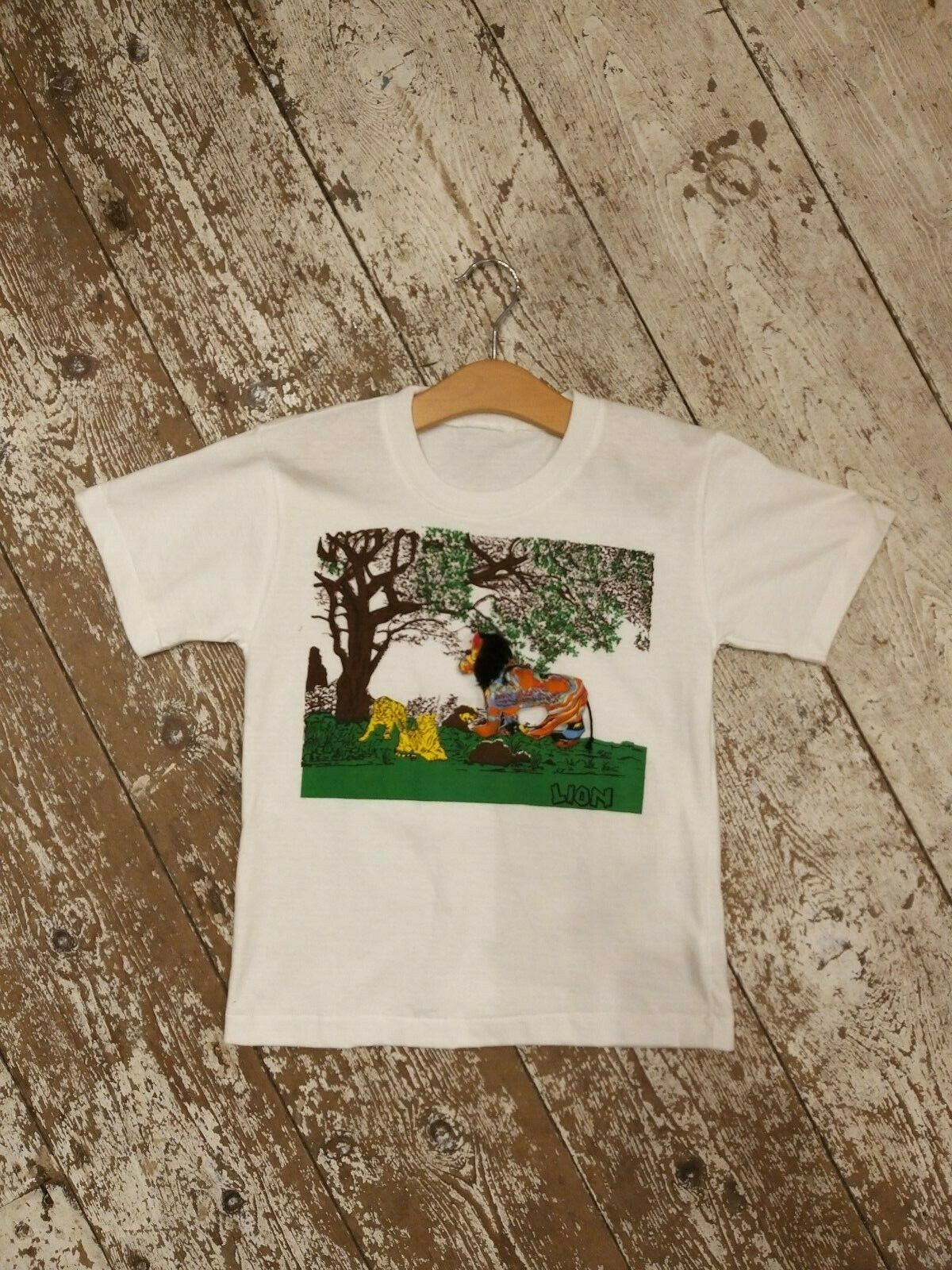 XHX403 Bear Roaming The Forrest Infant Kids T Shirt Cotton Tee Toddler Baby 6-18M