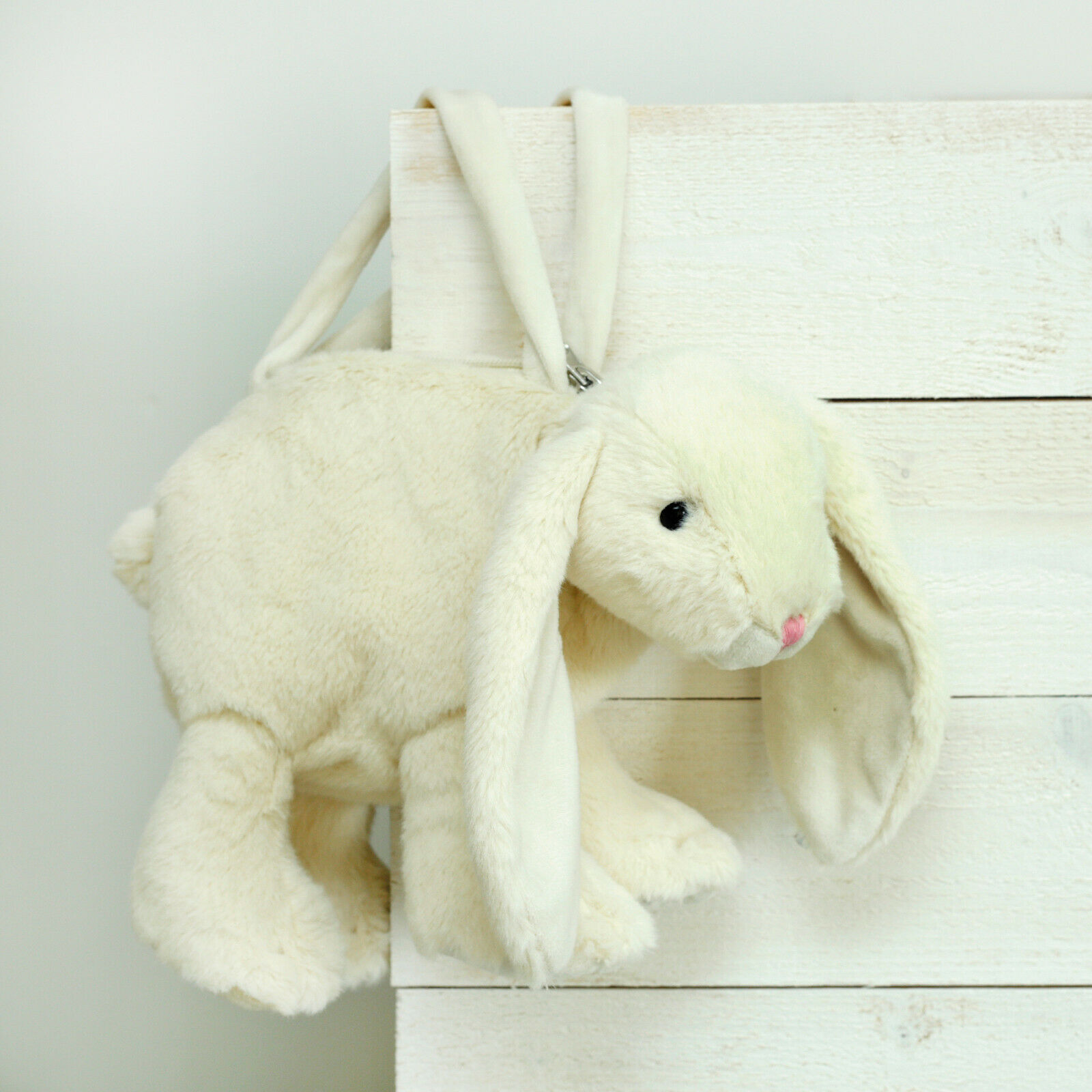 meri meri plush bunny bag